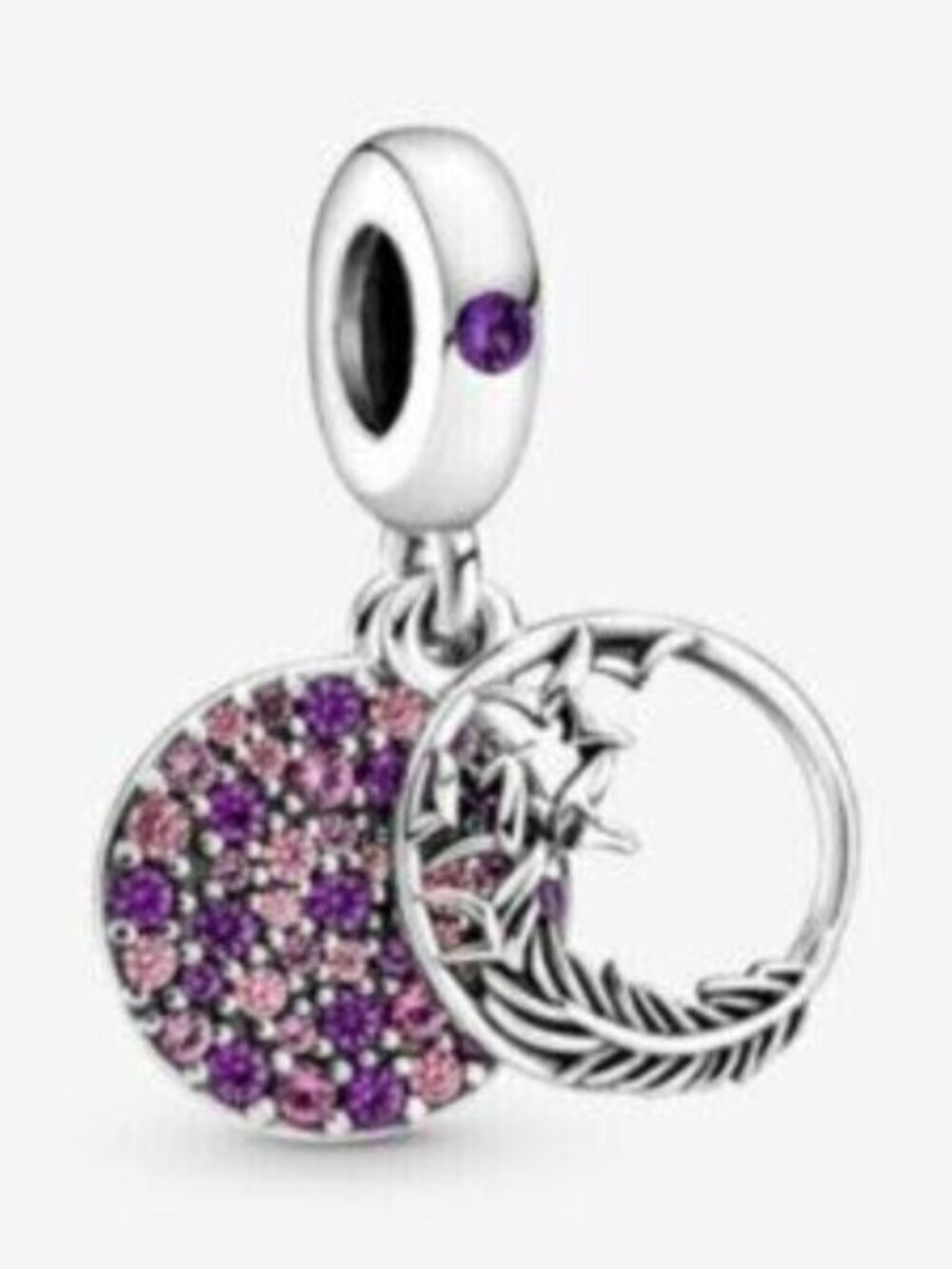 Pandora Pav Feather Dangle Charm